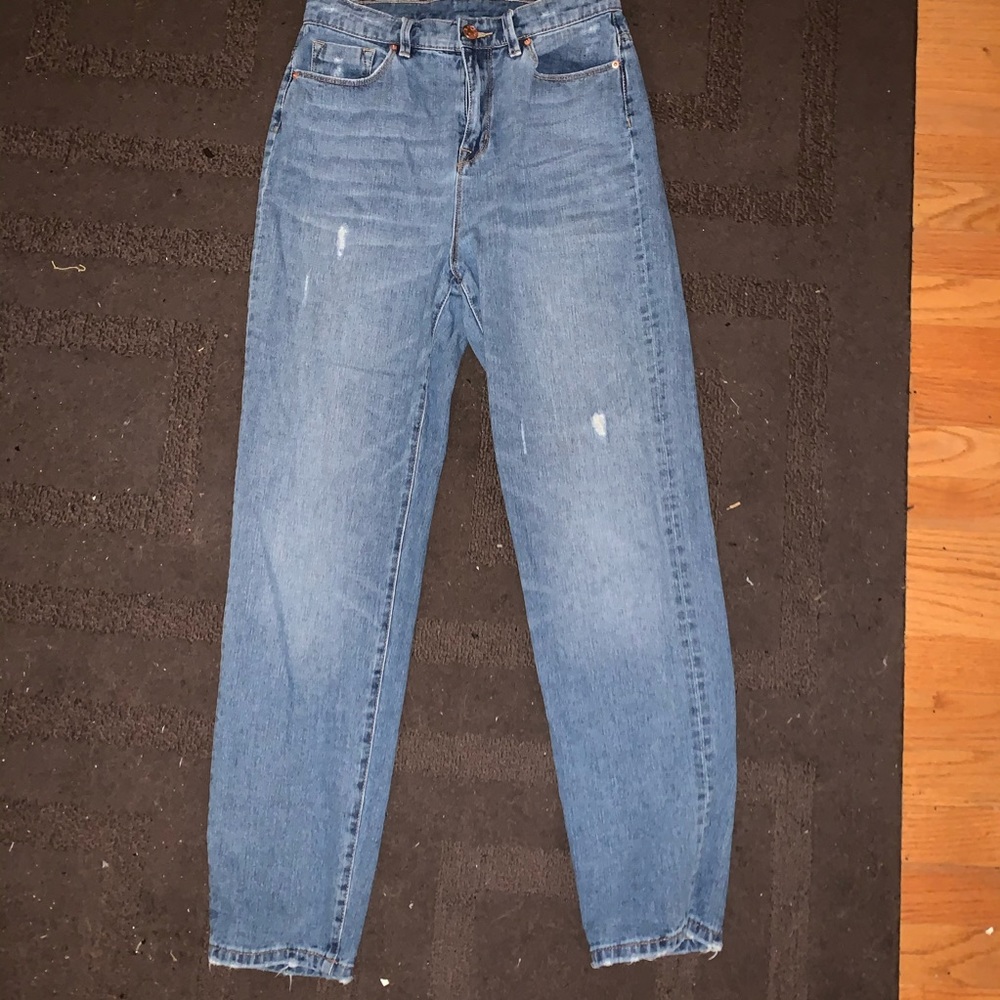 High Waisted Mom Jeans